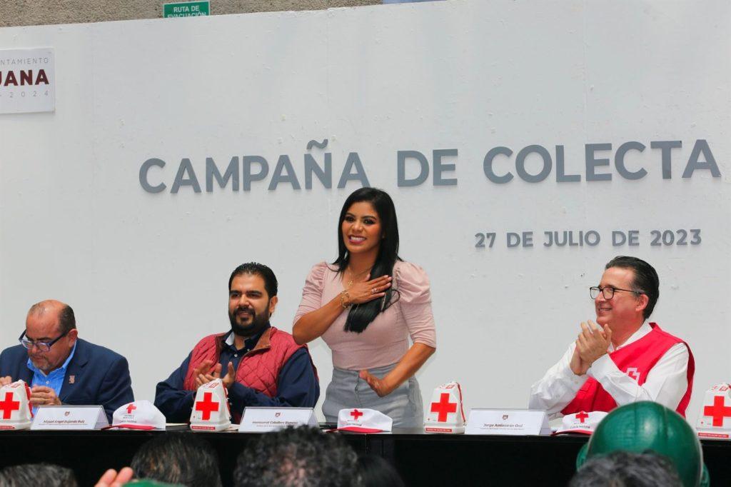 ALCALDESA MONTSERRAT CABALLERO ARRANCA COLECTA ANUAL DE CRUZ ROJA 2023. lasnoticias.info