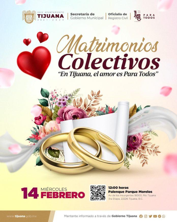 AYUNTAMIENTO DE TIJUANA AMPLÍA PLAZO PARA FORMAR PARTE DE MATRIMONIOS COLECTIVOS. lasnoticias.info