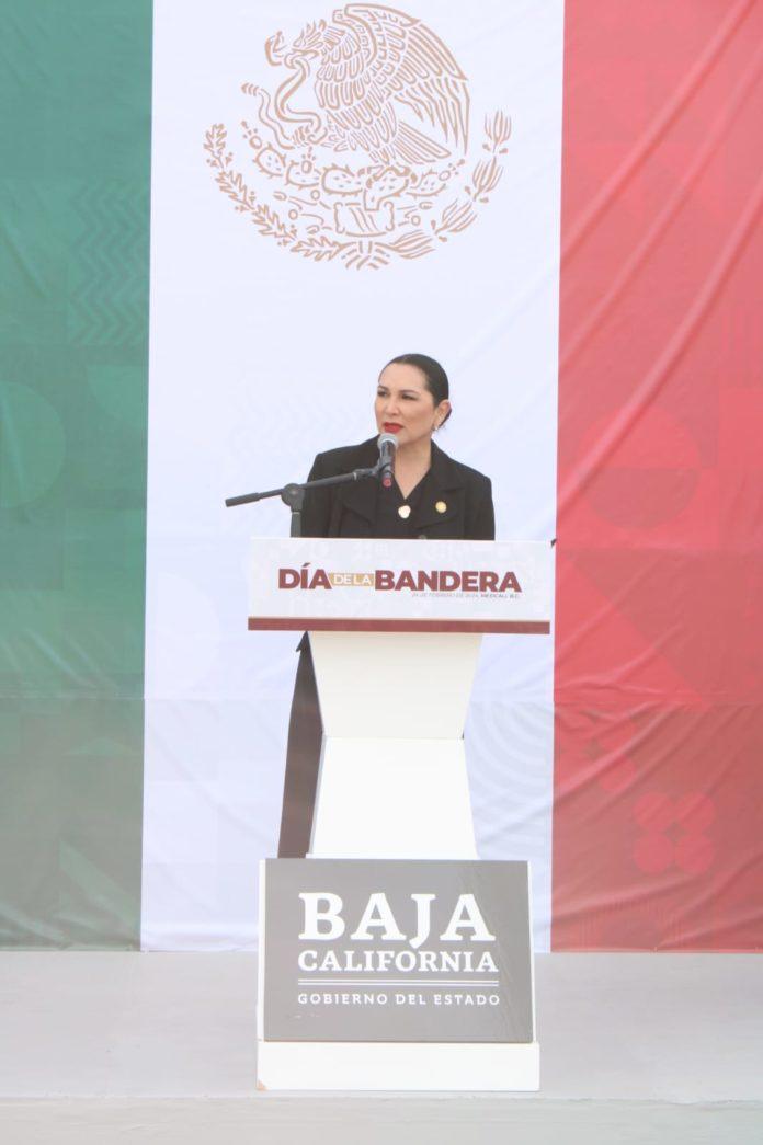 PRESIDENTA DEL CONGRESO DEL ESTADO ASISTE A CEREMONIA DEL DÍA DE LA BANDERA. lasnoticias.info