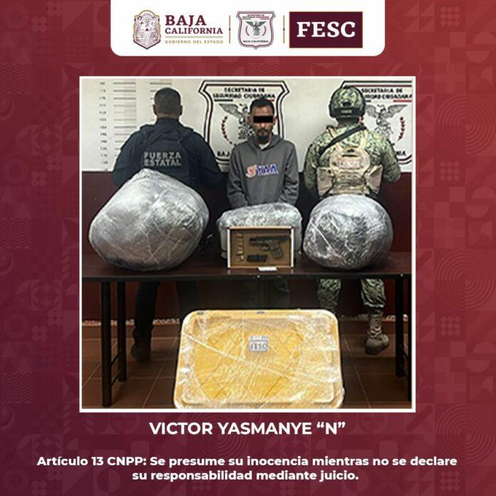 ASEGURAN MÁS DE 40 KG DE MARIHUANA FUERZA ESTATAL Y SEDENA EN TECATE. lasnoticias.info