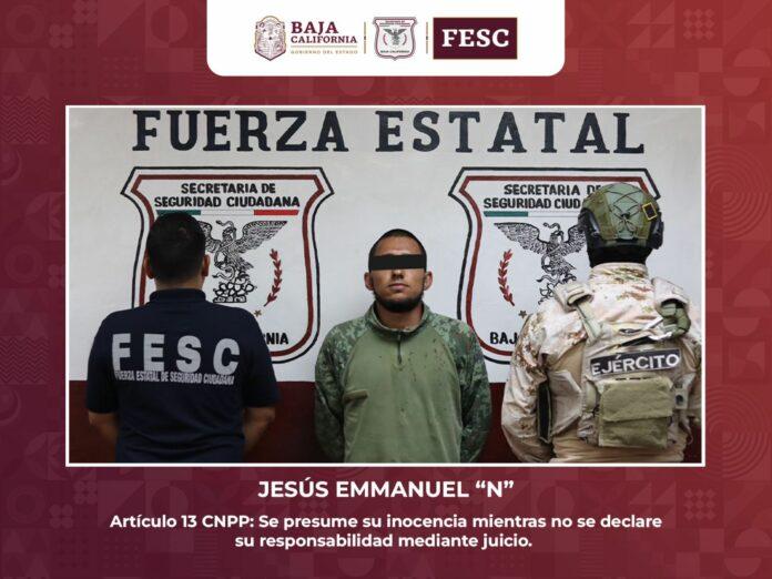 REPELE FUERZA ESTATAL AGRESIÓN ARMADA EN TECATE; DETIENE A UN HOMBRE. lasnoticias.info