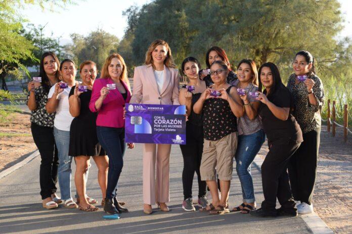 BENEFICIA “TARJETA VIOLETA” A 100 MIL MUJERES EN GOBIERNO DE MARINA DEL PILAR DURANTE SUS TRES PRIMEROS AÑOS. lasnoticias.info