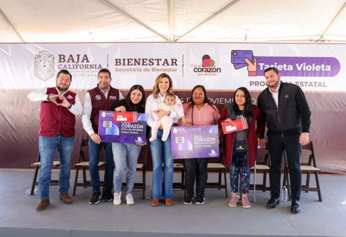 GOBERNADORA MARINA DEL PILAR ENTREGA MIL 400 TARJETAS VIOLETA EN TIJUANA Y FORTALECE SU APOYO HACIA LAS MUJERES DE BC. lasnoticias.info