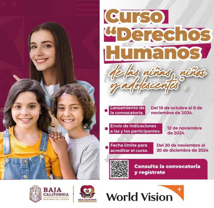 INVITA SISTEMA DIF BC A SERVIDORES PÚBLICOS A QUE SE INSCRIBAN EN CURSO “DERECHOS HUMANOS DE NIÑAS, NIÑOS Y ADOLESCENTES”. lasnoticias.info