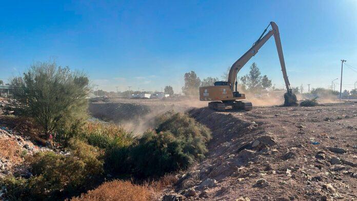 DA CESPM CONTINUIDAD AL PROGRAMA DE DESAZOLVE DE DRENES PLUVIALES EN MEXICALI