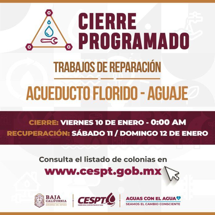 ANUNCIA CESPT TRABAJOS NECESARIOS DE REPARACIÓN EN EL ACUEDUCTO FLORIDO-AGUAJE. lasnoticias.info